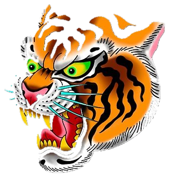 Tiger Print tiger head